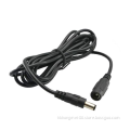 Black DC 12V 5 Meter 5.5*2.1mm Extension Power Cable for CCTV Cameras
